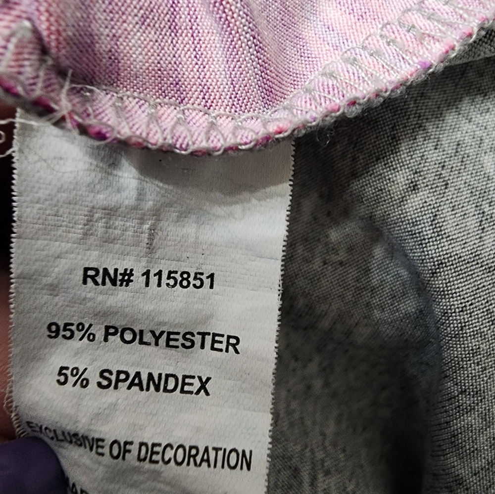 Beverly Hills Polo Club Shirt Large Performance Womens Long Sleeve Gray B455 - Picture 6 of 6